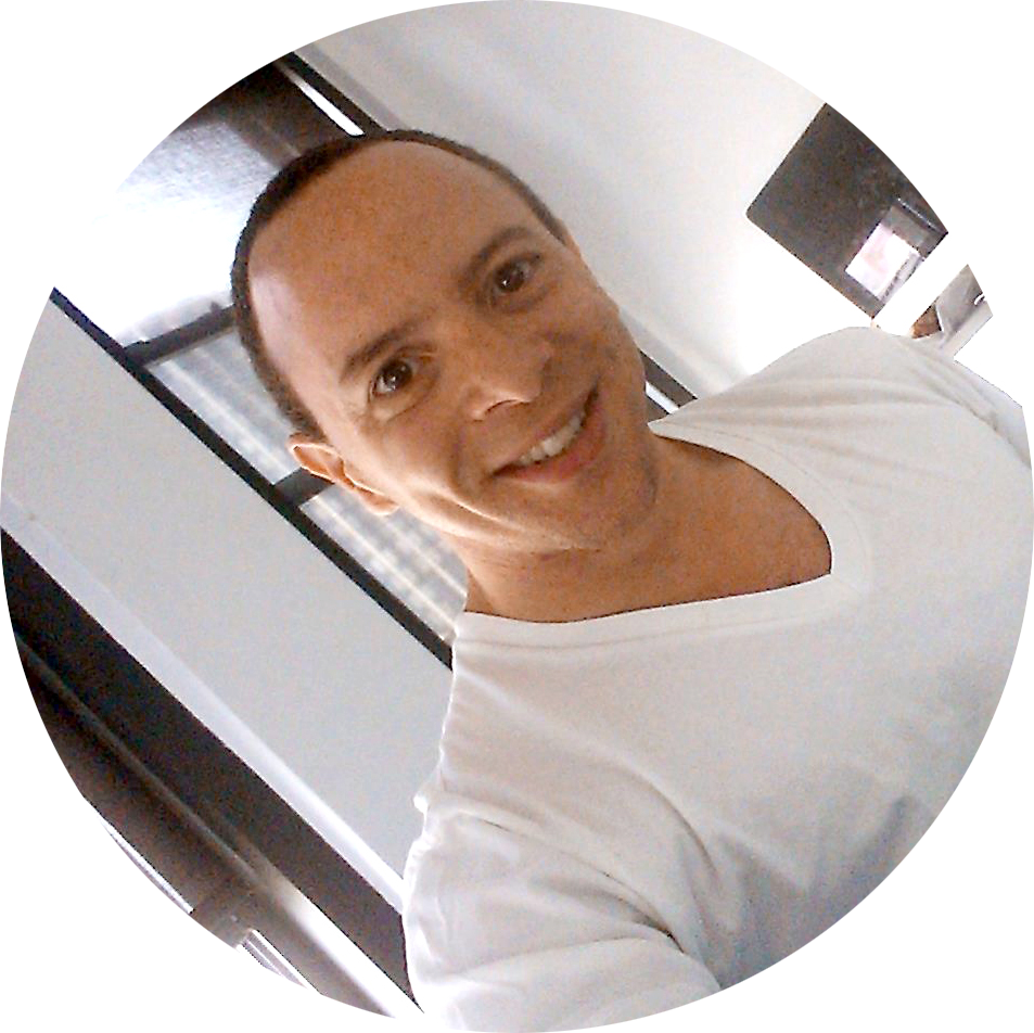 selfie of Ben Costantino at work